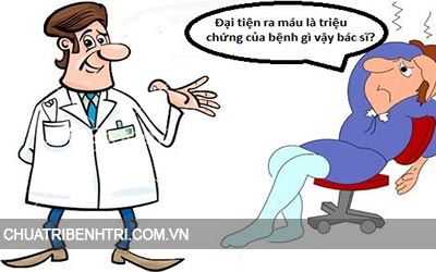 Đại tiện ra máu là triệu chứng của bệnh gì